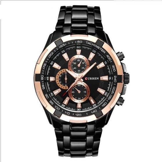 Men's Watch Steel Belt Quartz Watc