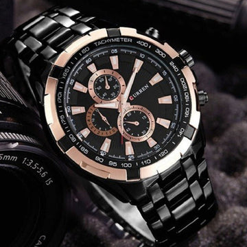 Men's Watch Steel Belt Quartz Watc